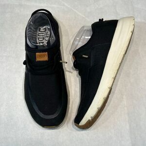Hey Dude Sirocco W Neutrals Womens Sz 8 Black Knit White Sole SKU 42616-001